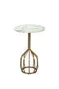 Table d'appoint socle en marbre