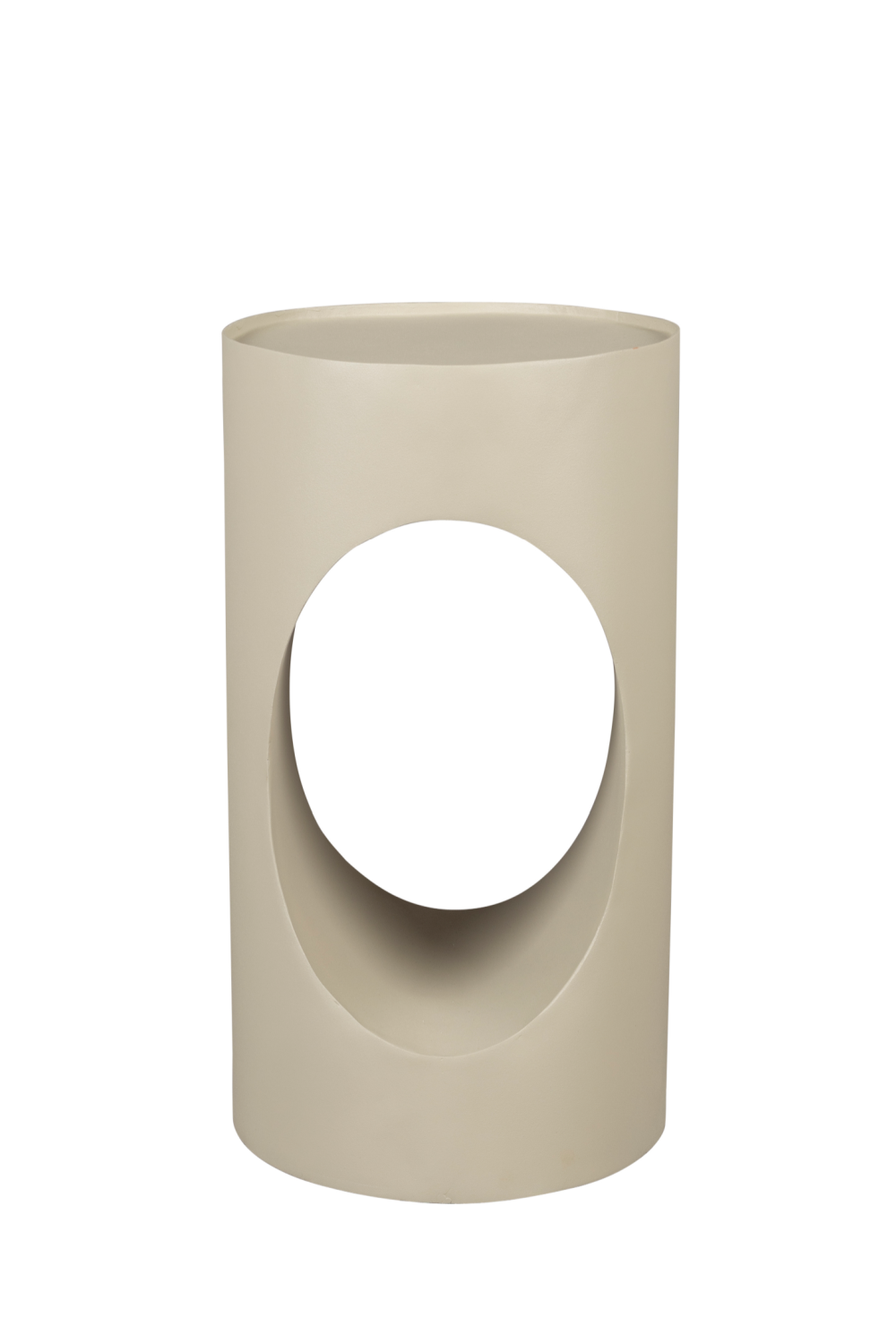 Table d'appoint cylindrique moderne