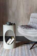 Table d'appoint cylindrique moderne