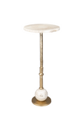 Table d'appoint socle en marbre