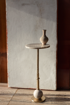 Table d'appoint socle en marbre