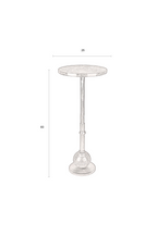 Table d'appoint socle en marbre