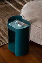 Table d'appoint en acier thermolaqué