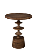 Table d'appoint ronde en bois