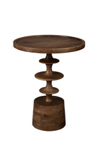 Table d'appoint ronde en bois