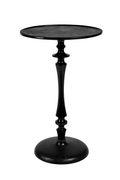 Table d'appoint sur pied noire