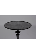 Table d'appoint sur pied noire