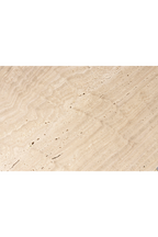 Table d'appoint ronde en travertin