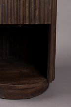 Table d'appoint ronde en travertin