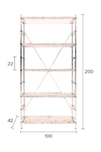 Armoire de rangement à 5 étagères