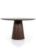 Table à manger sur pied en bois