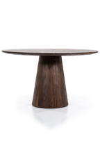 Table à manger sur pied en bois