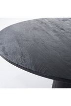 Table à manger sur pied en bois