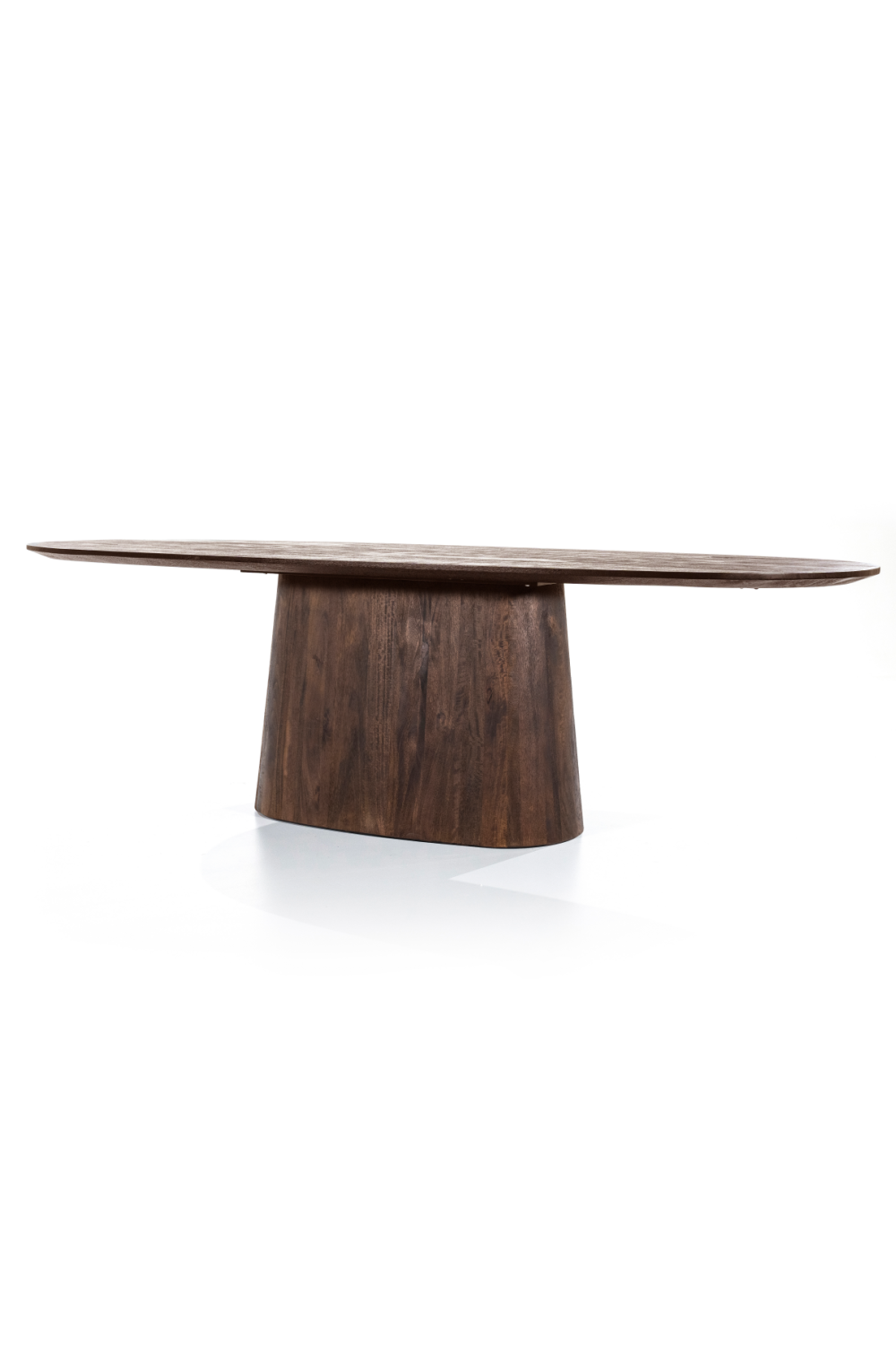 Table à manger piédestal en bois de manguier S