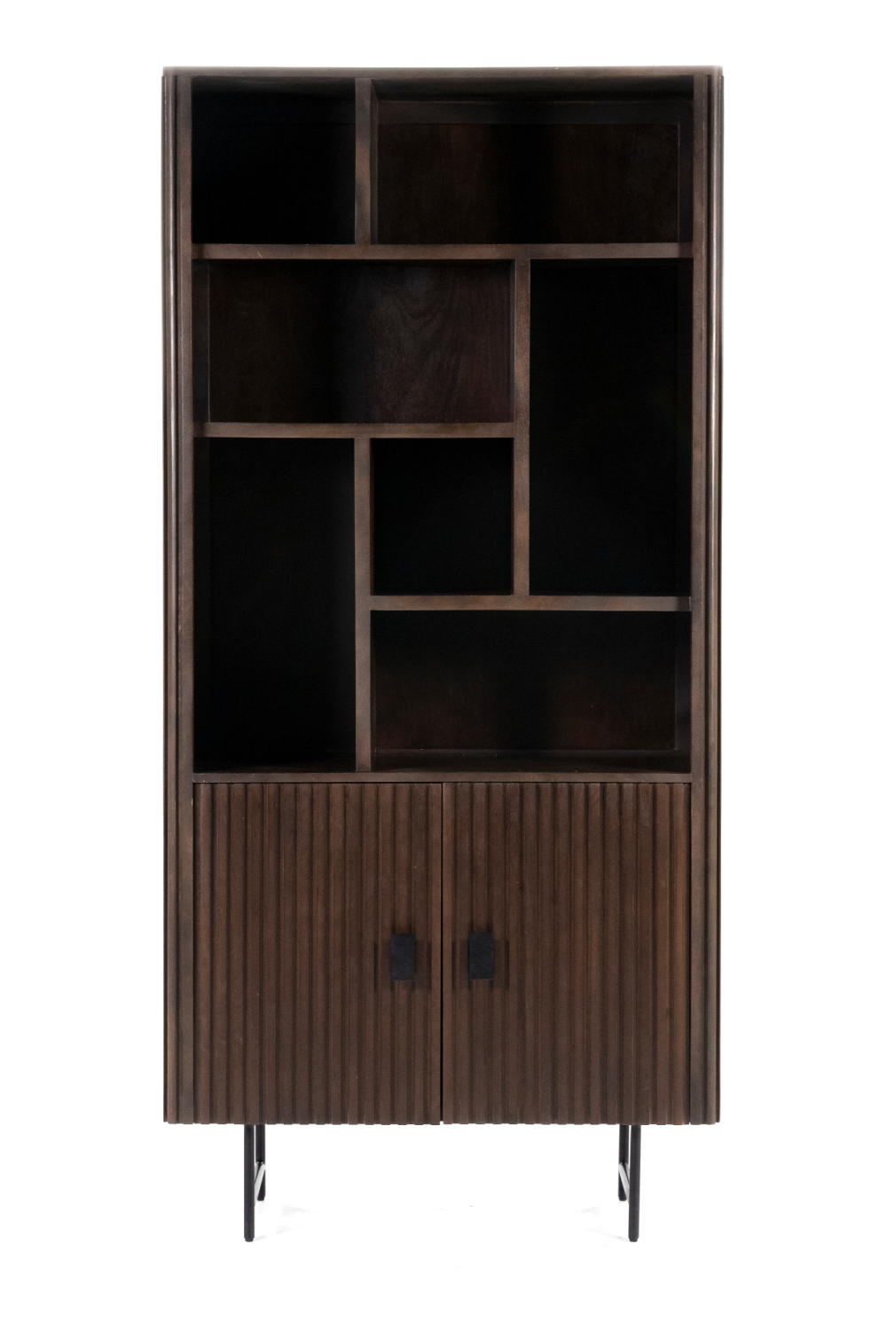 Bibliothèque en bois de manguier