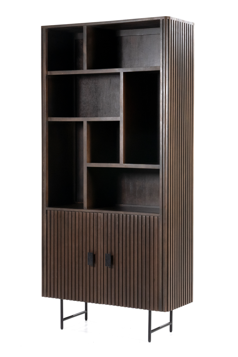 Bibliothèque en bois de manguier