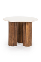 Table d'appoint ronde en marbre