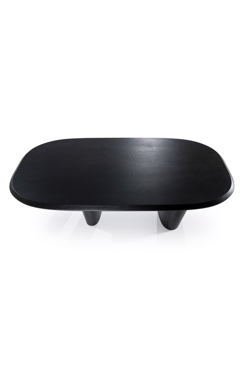 Table à manger en chêne noir