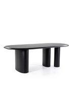 Table à manger en chêne noir