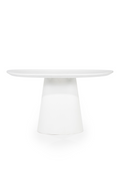 Table à manger ronde blanche