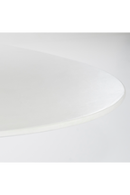 Table à manger ovale blanche