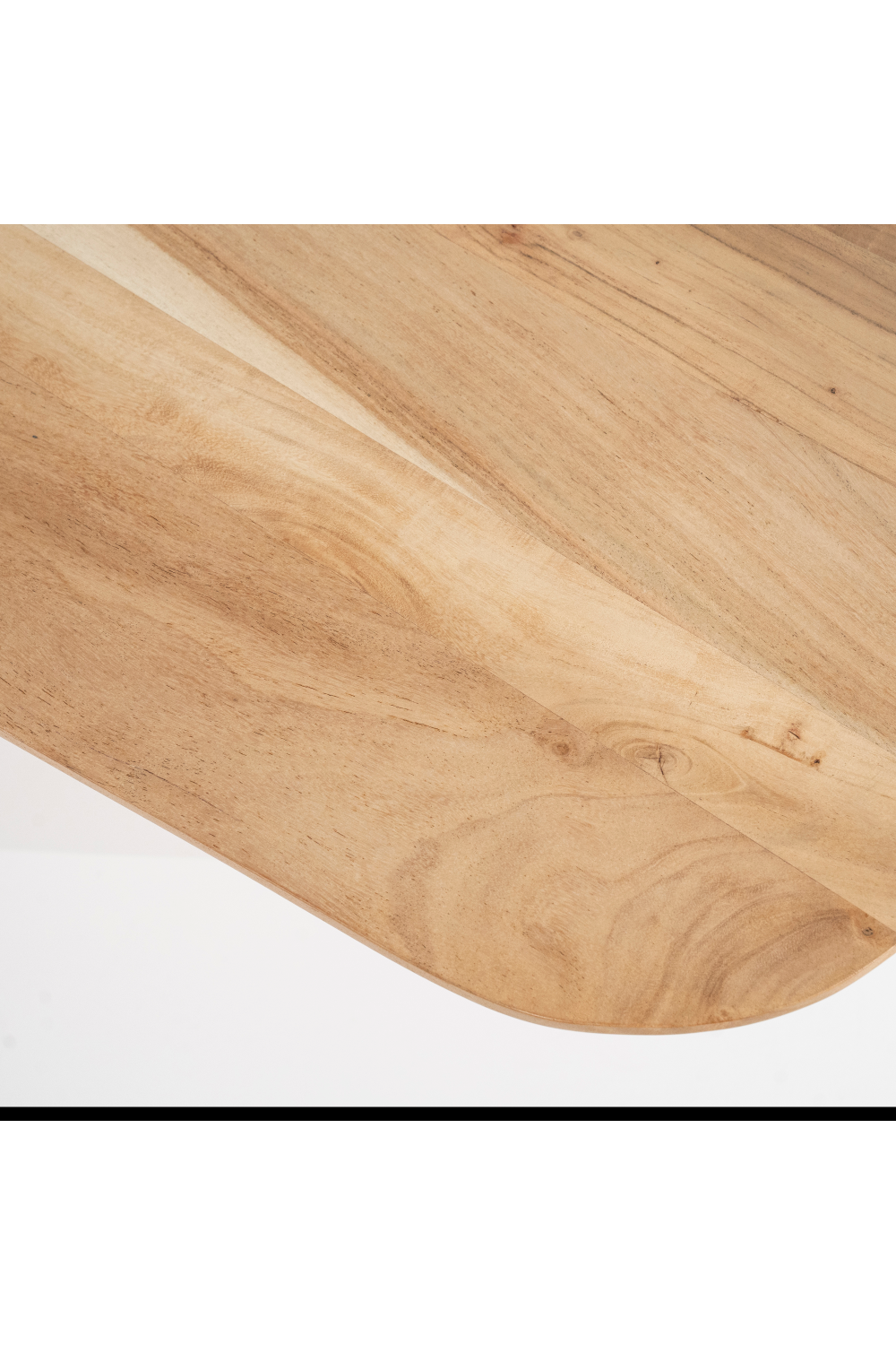 Table à manger en bois d'acacia naturel