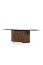 Table de salle à manger moderne en bois de manguier