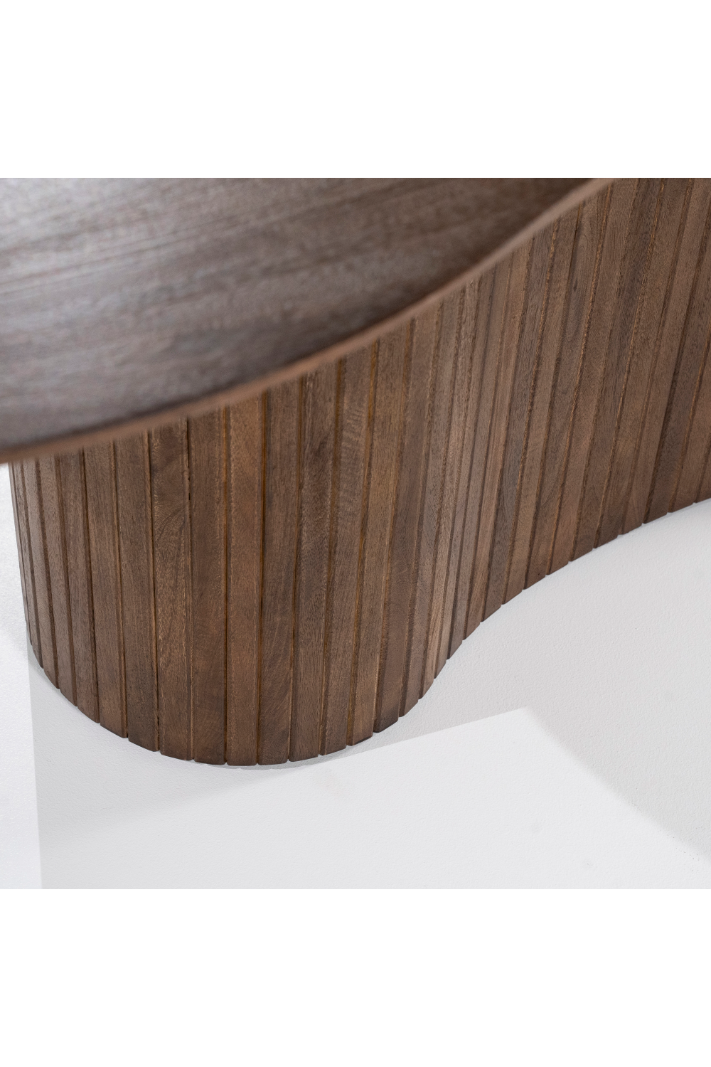 Table de salle à manger moderne en bois de manguier
