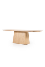 Table à manger en chêne laqué