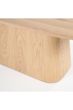 Table à manger en chêne laqué