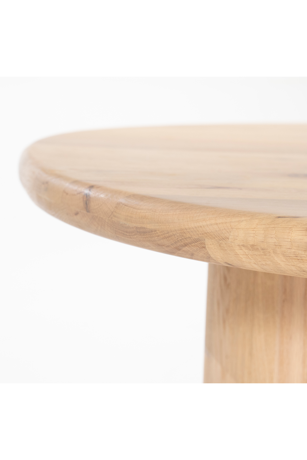 Table à manger biologique en chêne verni naturel