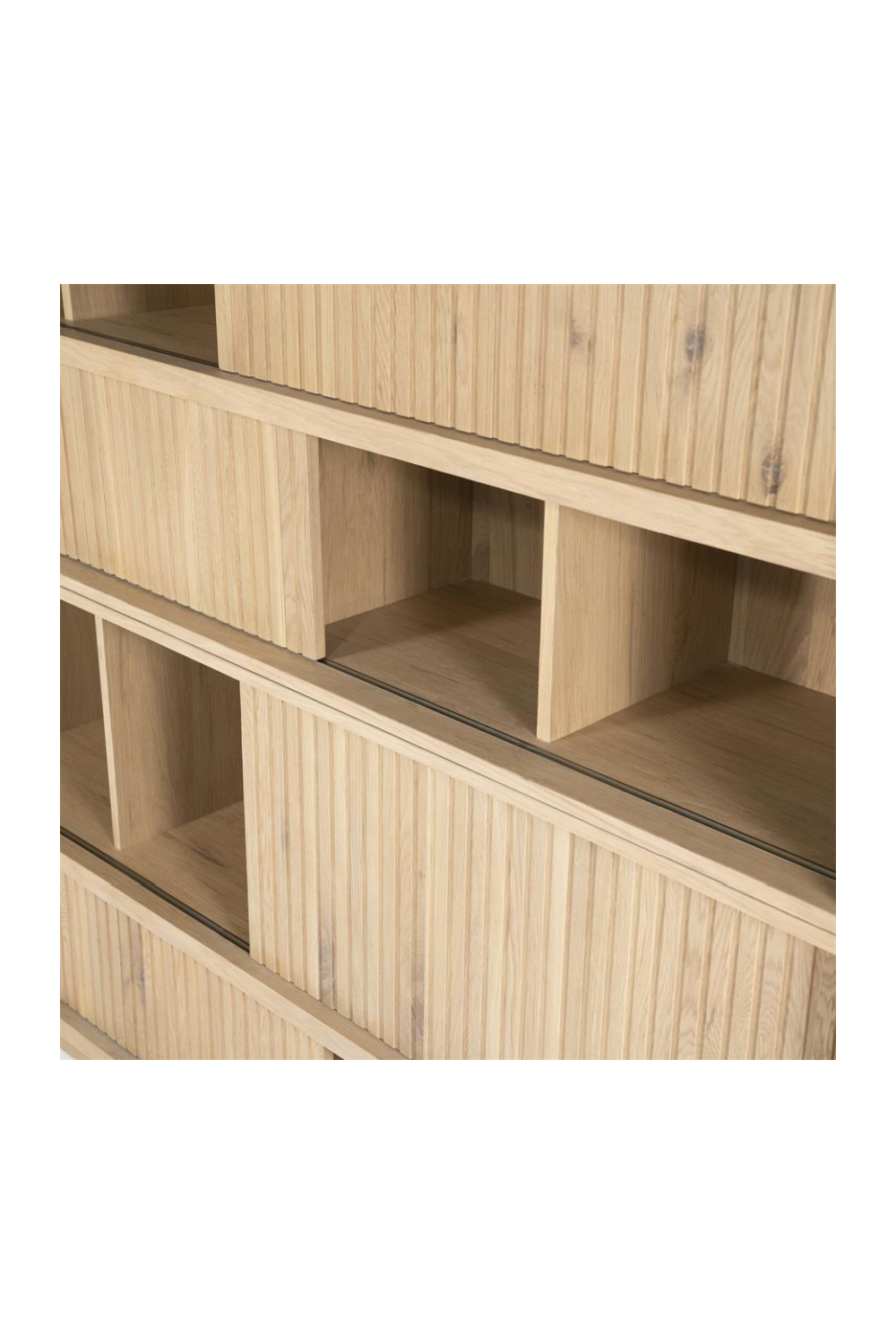 Bibliothèque en chêne laqué