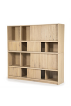Bibliothèque en chêne laqué
