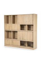 Bibliothèque en chêne laqué