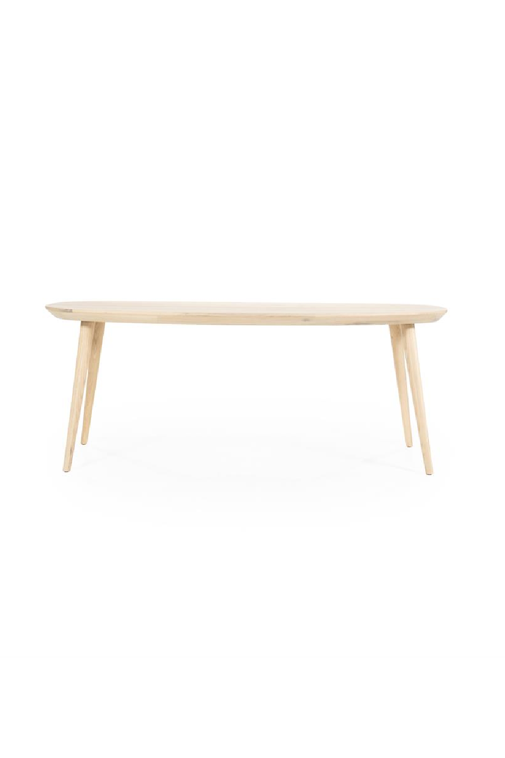 Table à manger en chêne laqué L