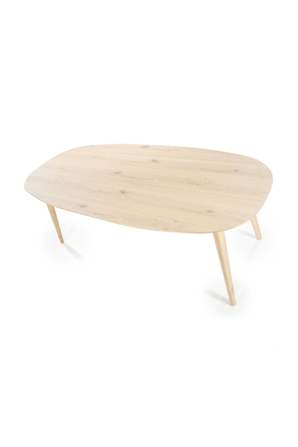 Table à manger en chêne laqué L