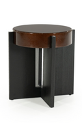 Table d'appoint coquillage peinte