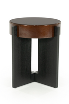 Table d'appoint coquillage peinte