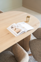 Table à manger scandinave en chêne M
