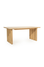 Table à manger rectangulaire en chêne S