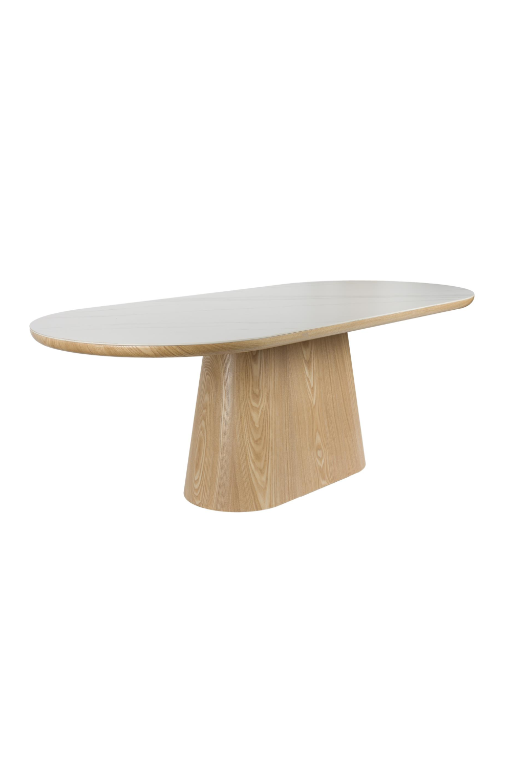 Table à manger ovale en bois