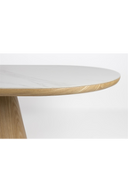 Table à manger ovale en bois