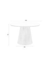 Table à manger ronde en bois