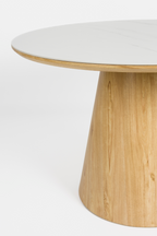 Table à manger ronde en bois