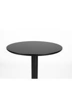 Table de bistro ronde noire