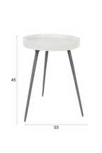 Table d'appoint en marbre massif