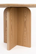 Table à manger ronde en bois