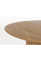 Table à manger ronde en bois