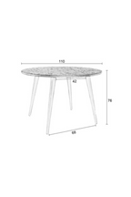 Table à manger ronde en teck