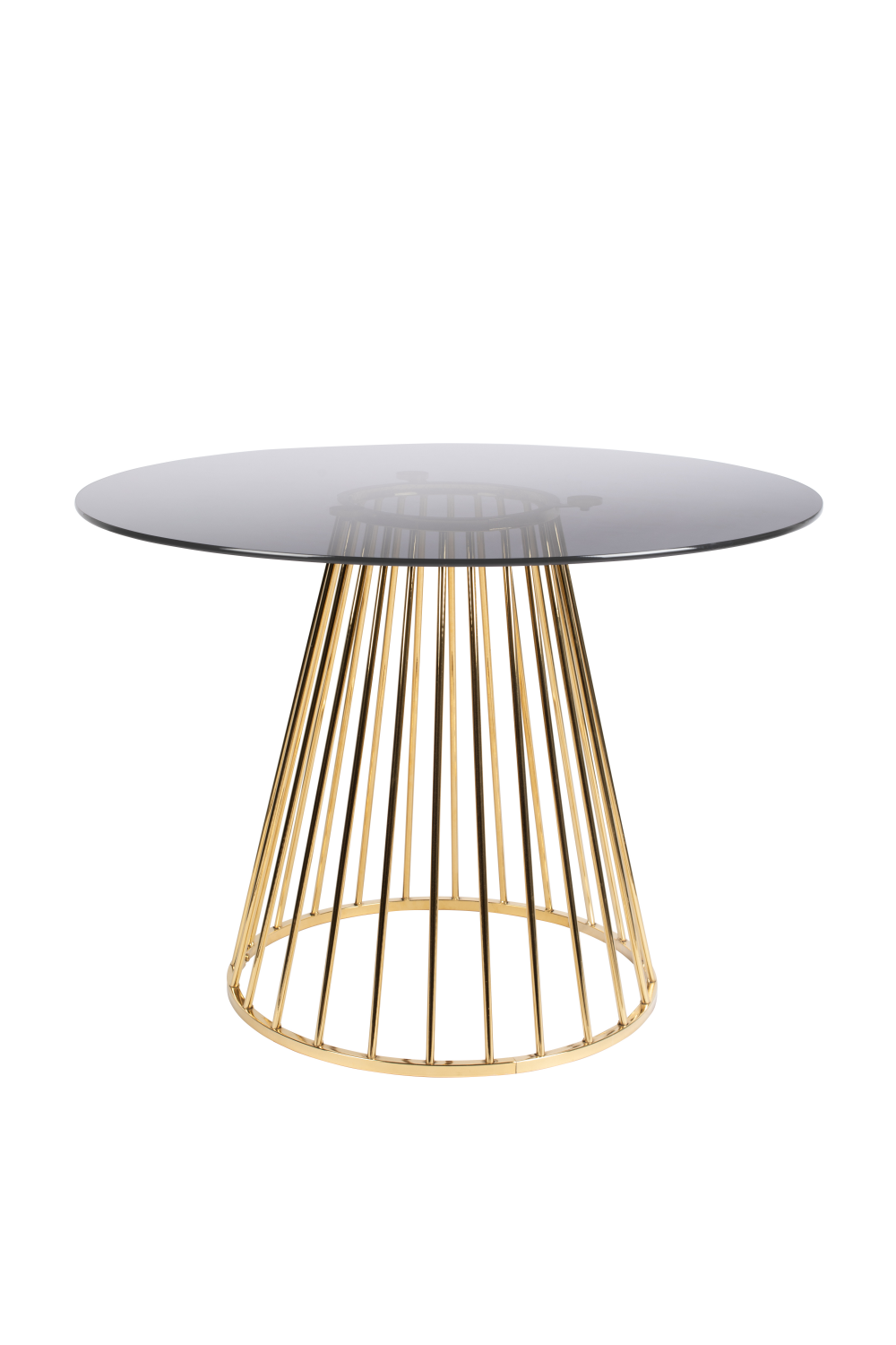 Table à manger ronde en verre
